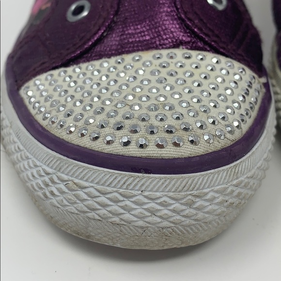 Purple bling woman’s gym shoe; good condition - Picture 2 of 16